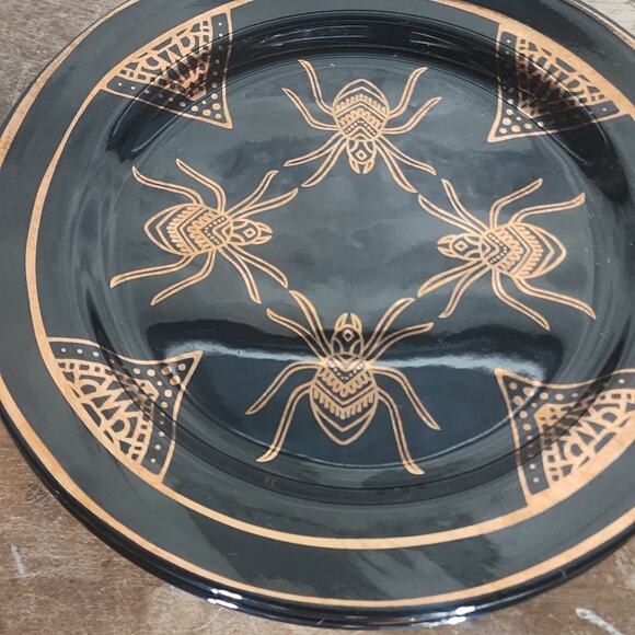 Holiday Home "Modern Mystic" -  Spider & Web Large Ceramic Serving Plate - Picture 6 of 7